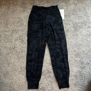 Align Jogger. Size 6. Black and grey camo. Never been worn.